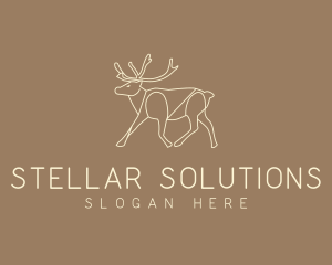 Stag Buck Wildlife logo design