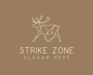 Stag Buck Wildlife logo design