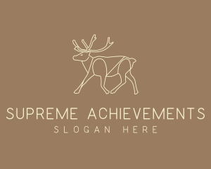 Stag Buck Wildlife logo design