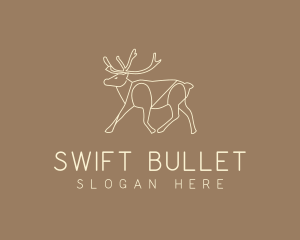 Stag Buck Wildlife logo design