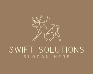 Stag Buck Wildlife logo design