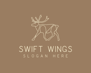 Stag Buck Wildlife logo design