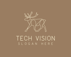 Stag Buck Wildlife logo design