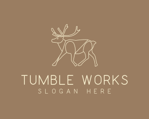 Stag Buck Wildlife logo design