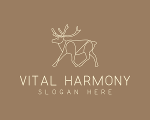 Stag Buck Wildlife logo design