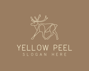 Stag Buck Wildlife logo design