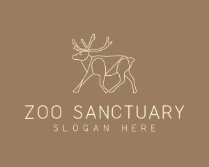 Stag Buck Wildlife logo design