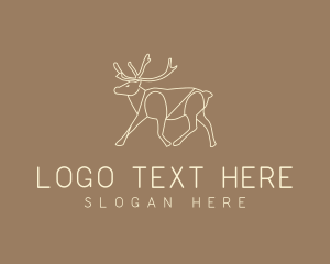 Wildlife - Stag Buck Wildlife logo design