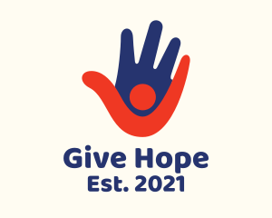 Hand Person Foundation logo design