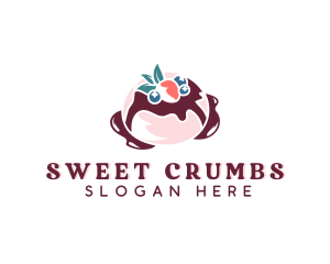 Sweet Blueberry Pastry logo design