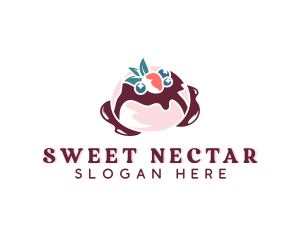 Sweet Blueberry Pastry logo design