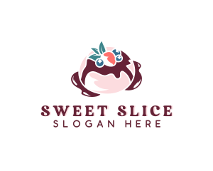 Sweet Blueberry Pastry logo design