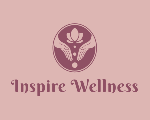 Hand Wellness Massage logo design