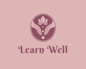 Hand Wellness Massage logo design