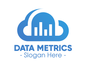 Cloud Data Statistics  logo design