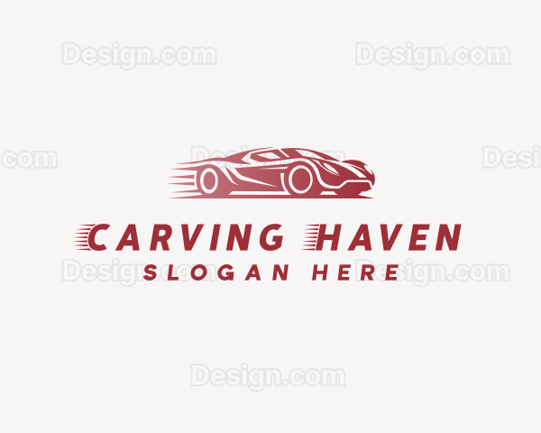 Race Car Vehicle Logo