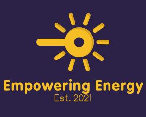 Yellow Solar Power logo design