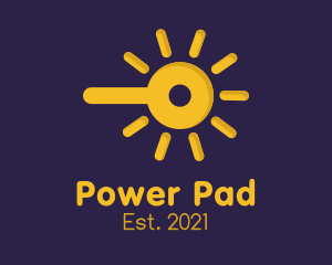 Yellow Solar Power logo design