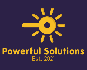 Yellow Solar Power logo design