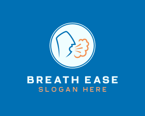 Coughing Person Transmission logo design