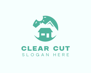 Mountain Peak Cabin Home logo design