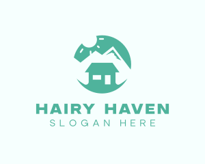 Mountain Peak Cabin Home logo design