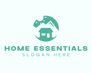 Mountain Peak Cabin Home logo design