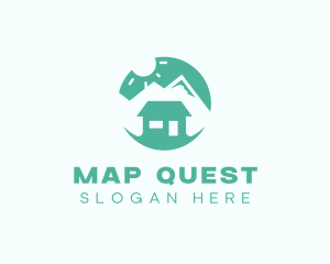 Mountain Peak Cabin Home logo design