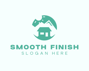 Mountain Peak Cabin Home logo design