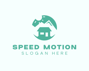 Mountain Peak Cabin Home logo design