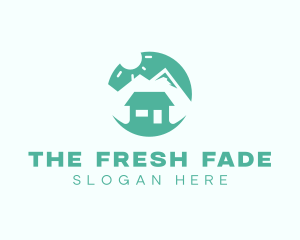 Mountain Peak Cabin Home logo design