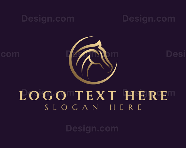 Elegant Horse Equine Logo