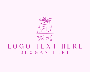 Bakery Wedding Cake Logo