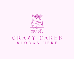 Bakery Wedding Cake logo design