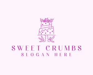 Bakery Wedding Cake logo design