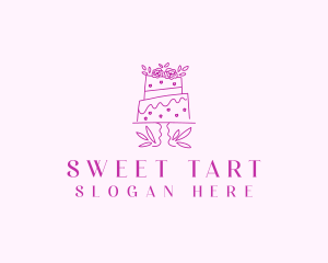 Bakery Wedding Cake logo design