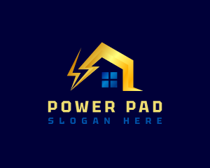 Power House Electricity logo design