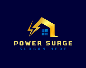 Power House Electricity logo design