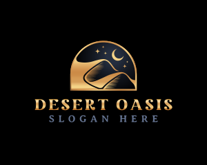 Sand Dune Desert logo design