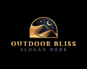 Sand Dune Desert logo design