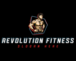 Gym Physique Fitness logo design