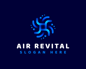 HVAC Cooling Fan logo design