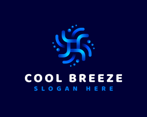 HVAC Cooling Fan logo design