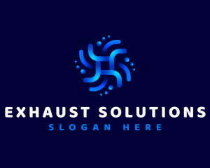 HVAC Cooling Fan logo design