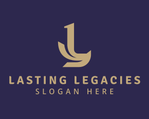 Luxury Boutique Letter L logo design