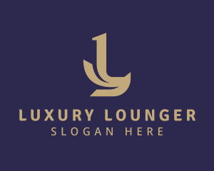 Luxury Boutique Letter L logo design