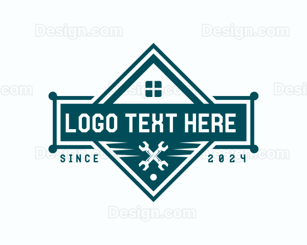 Handyman Repair Contractor Logo