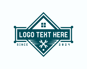 Handyman Repair Contractor Logo