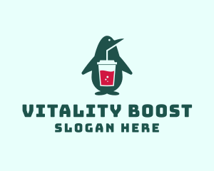 Penguin Smoothie Drink  logo