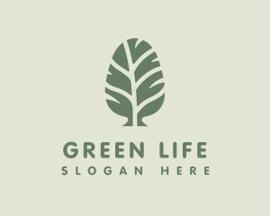 Green Pine Tree logo